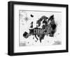 Ink Europe Map-anna42f-Framed Art Print