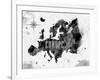 Ink Europe Map-anna42f-Framed Art Print