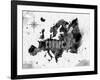 Ink Europe Map-anna42f-Framed Art Print