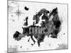 Ink Europe Map-anna42f-Mounted Art Print