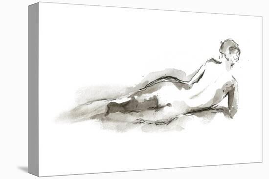 Ink Figure Study I-Ethan Harper-Stretched Canvas