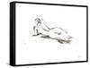 Ink Figure Study IV-Ethan Harper-Framed Stretched Canvas