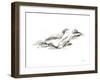 Ink Figure Study V-Ethan Harper-Framed Art Print