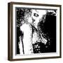 Ink Girl-williammpark-Framed Art Print