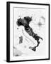 Ink Italy Map-anna42f-Framed Art Print