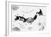 Ink Japan Map-anna42f-Framed Art Print