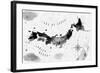 Ink Japan Map-anna42f-Framed Art Print