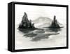 Ink Landscape-Yvette St. Amant-Framed Stretched Canvas