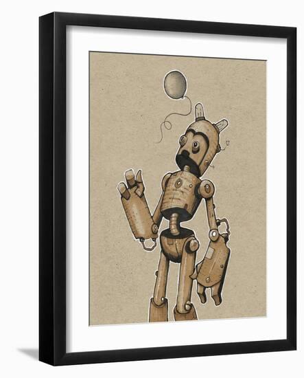 Ink Marker Bot Balloon 6-Craig Snodgrass-Framed Giclee Print