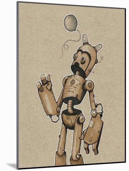 Ink Marker Bot Balloon 6-Craig Snodgrass-Mounted Giclee Print
