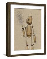 Ink Marker Bot Daisy-Craig Snodgrass-Framed Giclee Print