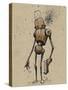 Ink Marker Bot Gunman-Craig Snodgrass-Stretched Canvas