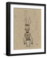 Ink Marker Bot Tree Bot-Craig Snodgrass-Framed Giclee Print