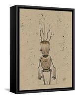 Ink Marker Bot Tree Bot-Craig Snodgrass-Framed Stretched Canvas