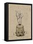 Ink Marker Bot Tree Pot-Craig Snodgrass-Framed Stretched Canvas