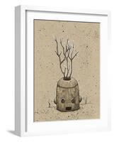 Ink Marker Bot Tree Pot-Craig Snodgrass-Framed Giclee Print