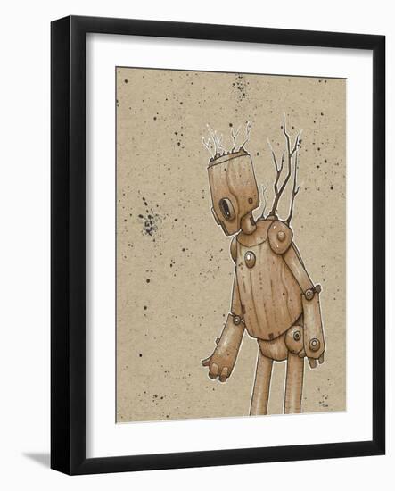 Ink Marker Bot Trees-Craig Snodgrass-Framed Giclee Print