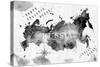 Ink Russia Map-anna42f-Stretched Canvas