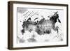 Ink Russia Map-anna42f-Framed Art Print