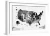 Ink United States Map-anna42f-Framed Art Print