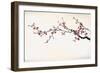 Ink Winter Sweet-baoyan-Framed Art Print