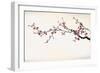 Ink Winter Sweet-baoyan-Framed Art Print