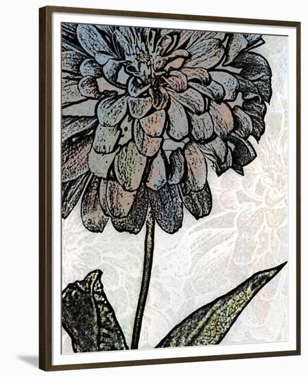 Ink Zinnia I-Christine Zalewski-Framed Premium Giclee Print