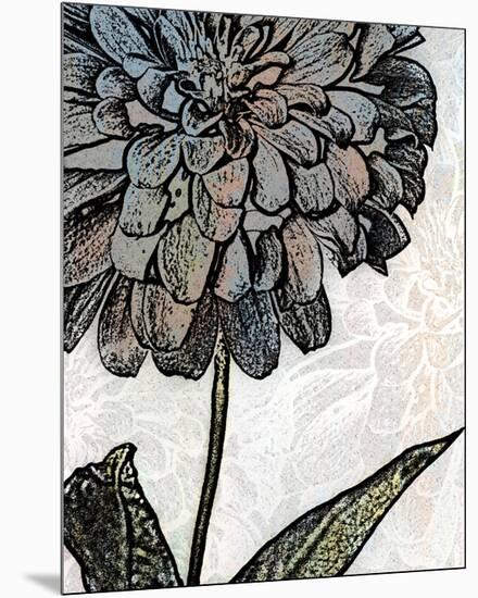 Ink Zinnia I-Christine Zalewski-Mounted Premium Giclee Print