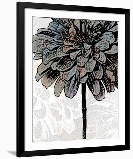 Ink Zinnia II-Christine Zalewski-Framed Art Print