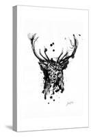 Inked Deer-James Grey-Stretched Canvas