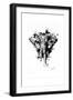 Inked Elephant-James Grey-Framed Art Print