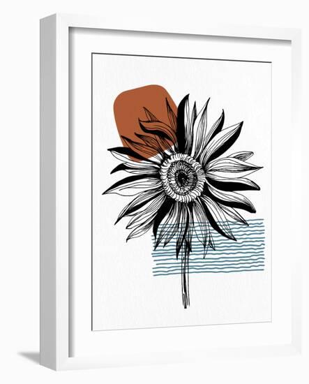 Inked Floral 2-Kim Allen-Framed Art Print