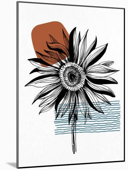 Inked Floral 2-Kim Allen-Mounted Art Print