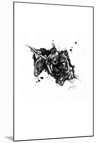 Inked Frog-James Grey-Mounted Art Print