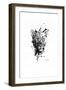 Inked Leopard-James Grey-Framed Art Print