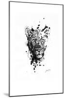 Inked Leopard-James Grey-Mounted Art Print