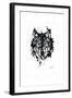 Inked Wolf-James Grey-Framed Art Print