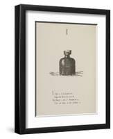 Inkstand Illustrations and Verses From Nonsense Alphabets Drawn and Written by Edward Lear.-Edward Lear-Framed Giclee Print