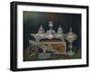 'Inkstand, Paper Weight, Hunting Knife or Dagger, Covered Tazza, Paper Weight', 1863-Robert Dudley-Framed Giclee Print