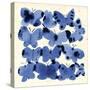 INKY BUTTERFLIES-Jenny Frean-Stretched Canvas