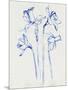 Inky Daffodils II-Jennifer Parker-Mounted Art Print