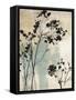 Inky Floral I-Asia Jensen-Framed Stretched Canvas