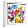 INKY FLOWERS-Jenny Frean-Framed Giclee Print