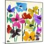 INKY FLOWERS-Jenny Frean-Mounted Giclee Print