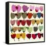 INKY TULIPS-Jenny Frean-Framed Stretched Canvas