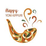 Vector Illustration of Happy Yom Kippur Background-InkyWater-Photographic Print