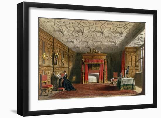 Inlaid Chamber, Sizergh, Westmoreland, 1849-Joseph Nash-Framed Giclee Print
