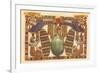 Inlaid Horus Wings, Scarab, Egypt-null-Framed Premium Giclee Print