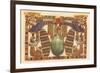 Inlaid Horus Wings, Scarab, Egypt-null-Framed Premium Giclee Print