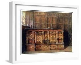 Inlaid Muniment Chest, 1910-Edwin Foley-Framed Giclee Print